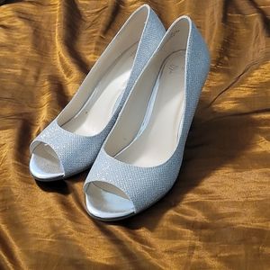 Silver shoes
